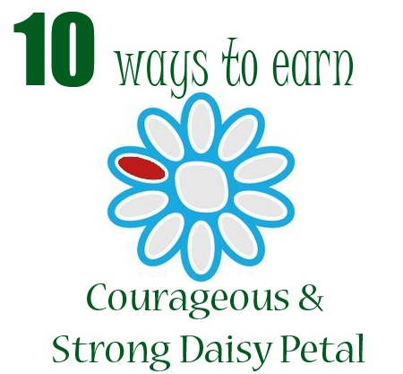 Earn the Red Daisy Petal | Courageous & Strong | Girl SCout Law