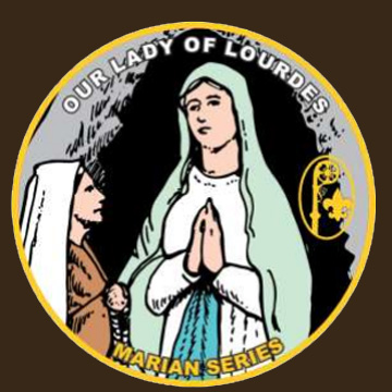 Catholic patch program for Our Lady of Lourdes - Boy Scouts, Girl Scouts, American Heritage Girls