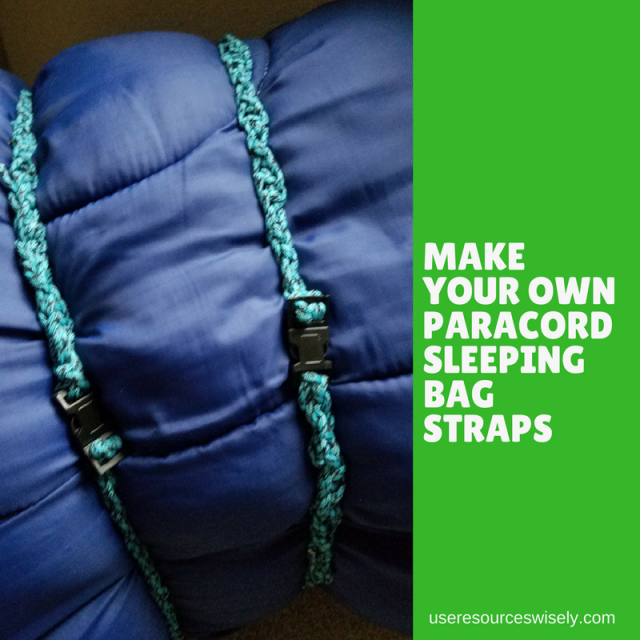 DIY Paracord Sleeping Bag Ties