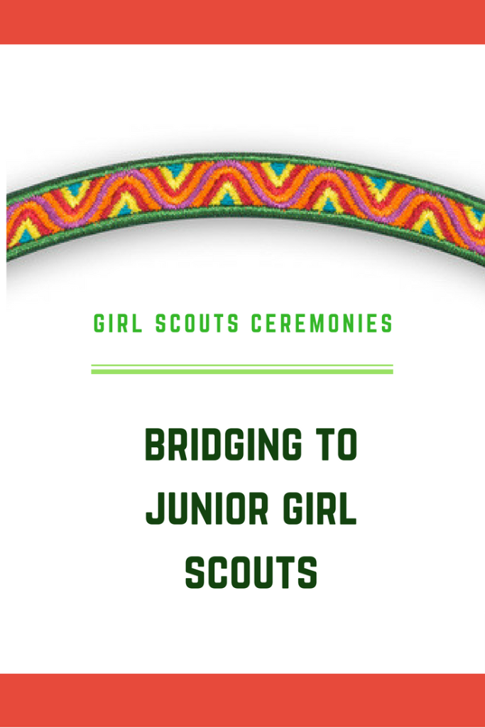 Bridging from Brownies to Junior Girl Scouts: A traditional bridging ceremony