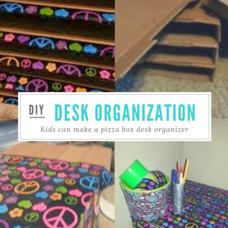 DIY desk organizer for the Brownie My Great Day badge