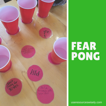 Fear Pong: A fun, kid friendly party game