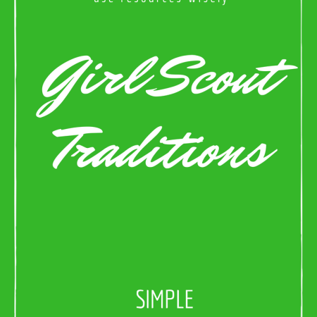 This simple Girl Scout poem makes a great reflection or easy GIrl Scouting ceremony
